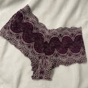 New Victoria's Secret Purple Lace Panties